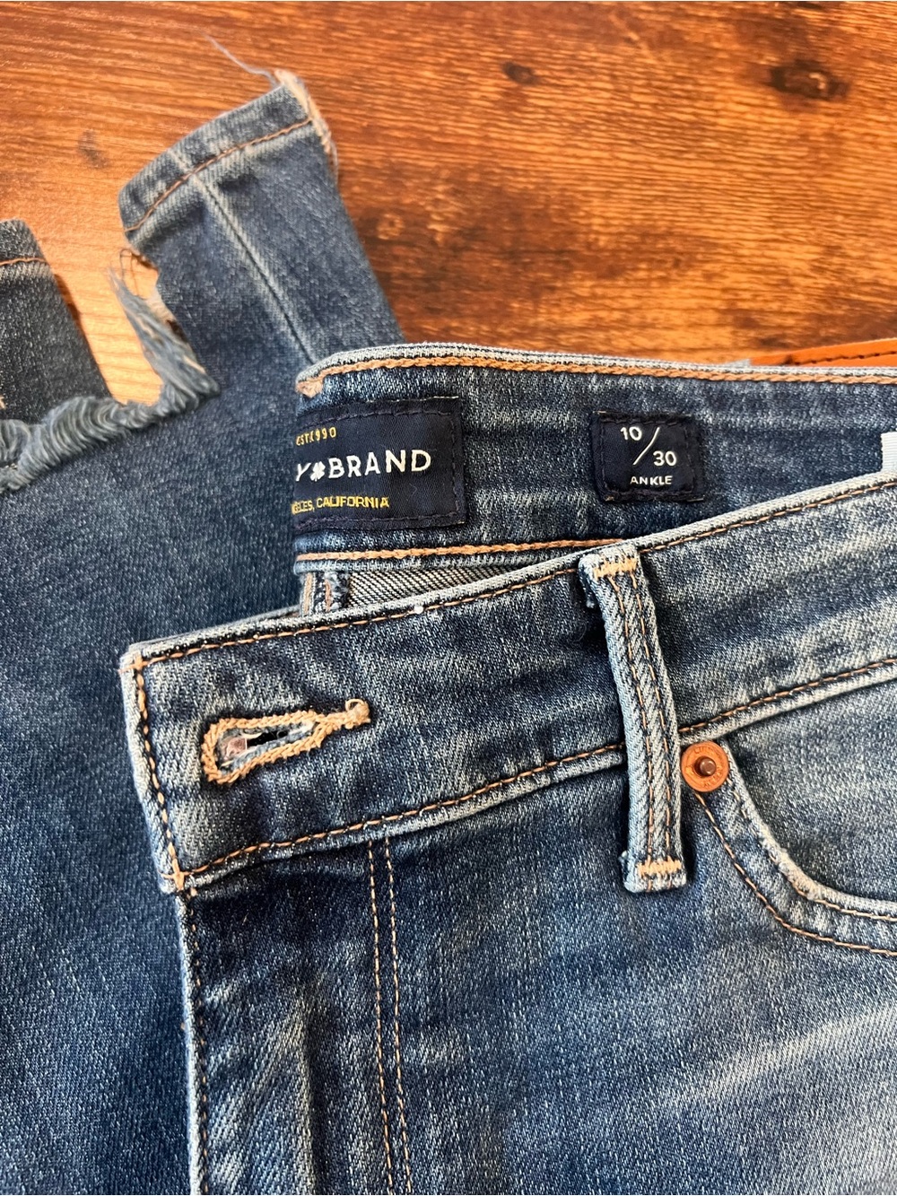 Lucky Brand Blue Skinny Ankle Jeans